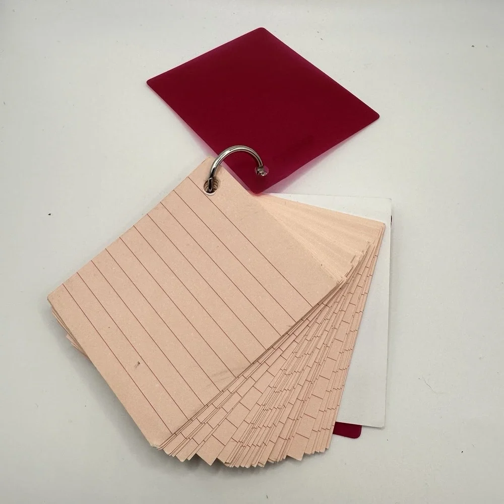 VTG‎ Mini Oxford Keychain Notebook Pad Paper Y2K 2000's 3